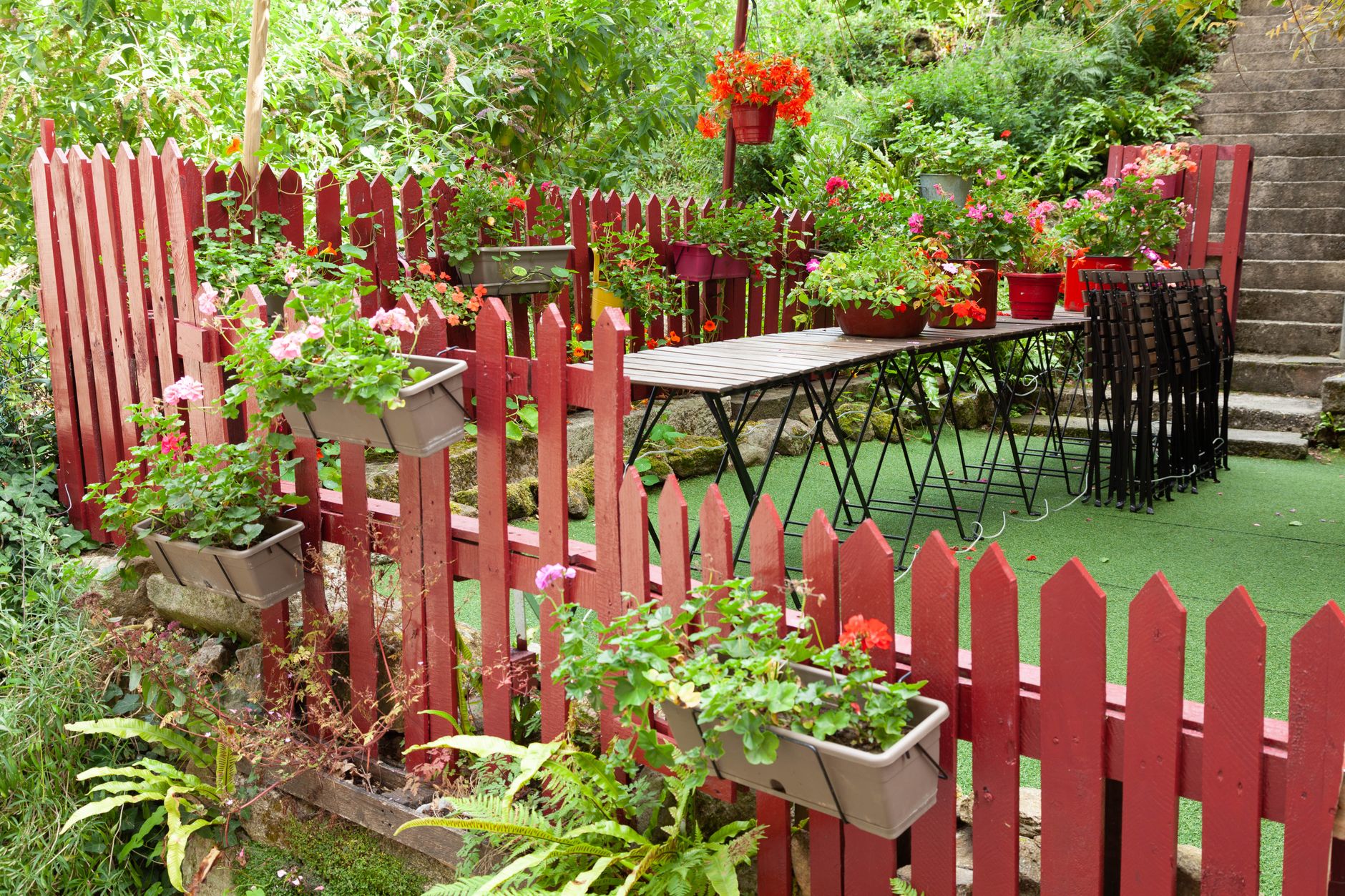 Yard reclaimed for the season.